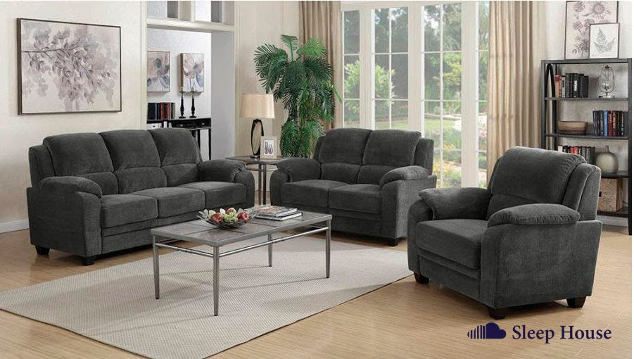 Lara Dark Grey Sofa