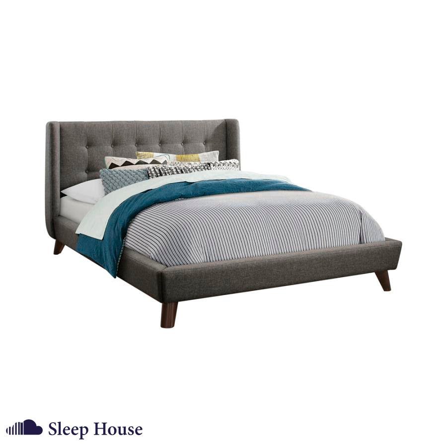 Detroit Queen Bed Grey B2