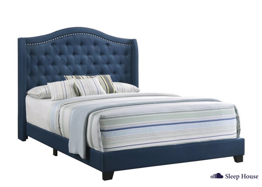 Columbus Queen Bed Blue